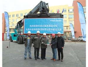 成功交付！科尼正面吊助力中遠(yuǎn)海運(yùn)遠(yuǎn)洋場站